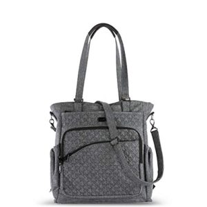Lug Women's Ace 2 Convertible Travel Tote, Heather Grey, One Size