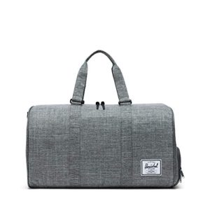 Herschel Novel Duffel Bag-Raven Crosshatch