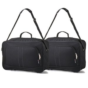 2 PCS 16-inch Carry On Hand Luggage Flight Duffle Personal or Underseat Bag 19L