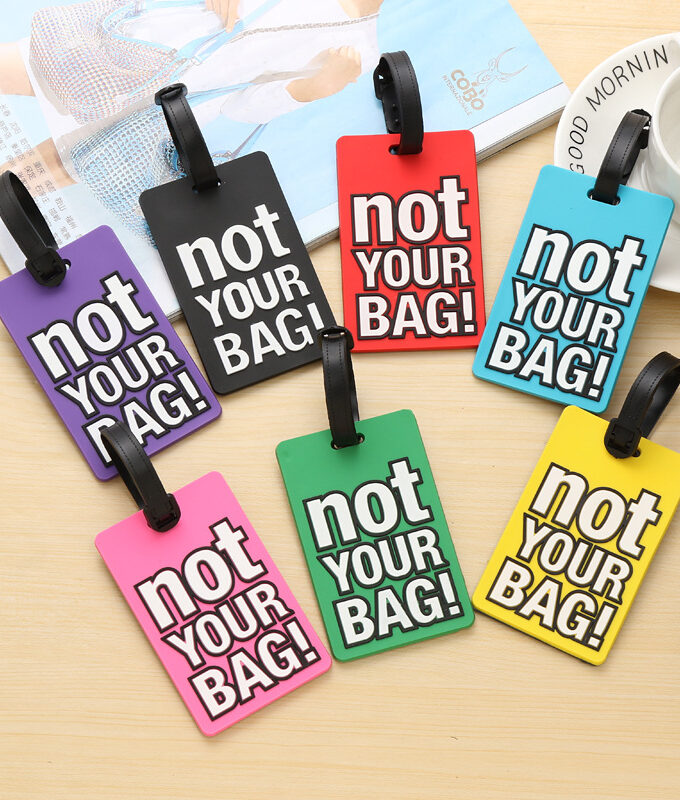 Creative Letter "Not Your Bag" Cute Travel Accessories Luggage