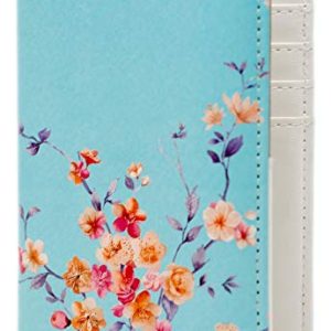 Passport Holder Cover for Women Leather with RFID Blocking