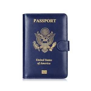 Maxjoy PU Leather Passport Holder Cover