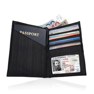 Allett RFID Slim Leather Passport Wallet
