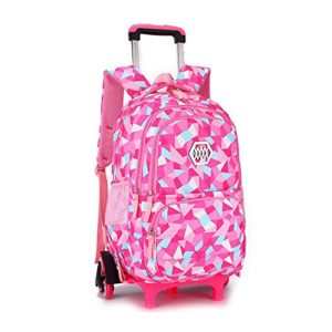YUB New School Bag Girls’ Backpack Wheeled Schoolbag