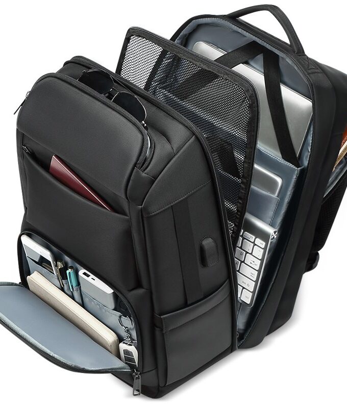 High quality Men Laptop Backpack USB External Charge