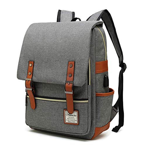 Mancio Slim Laptop Backpack with USB Charging Port Review ...