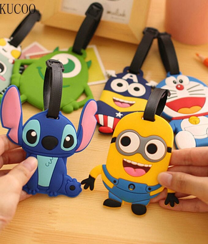 Cartoon Cute Travel Accessories Luggage Tags Suitcase