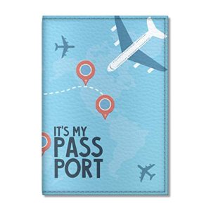 Cute Travel Passport Cover for men, women and kids