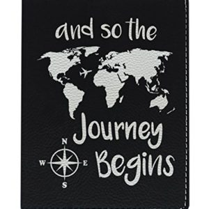 Cute Passport Holder for Women the Journey Begins