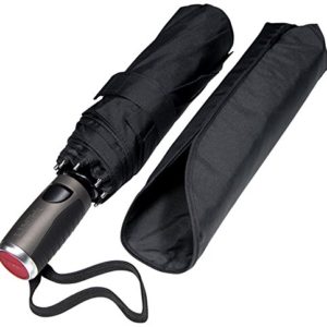 LifeTek Windproof Travel Umbrella Compact Automatic
