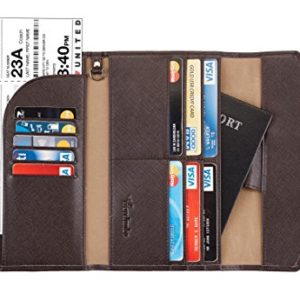 Travelambo Rfid Blocking Passport Holder Wallet & Travel Wallet