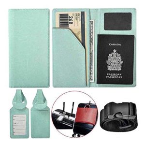 XEYOU Travel Wallet Passport Holder Soft Leather Passport Cover Case