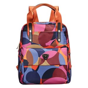ALTOSY Backpack for Girls Fashion Circle Pattern College