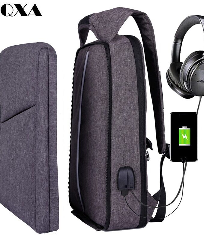 XQXA Slim Laptop Backpack for Men/Women