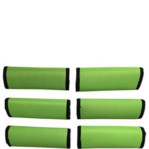 Luggage Spotters Super Grabber Neoprene Handle Wrap-Set Of 6 (Lime)