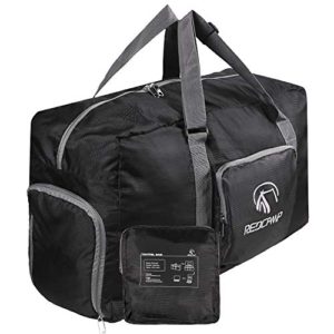 EDCAMP 45L Foldable Travel Duffle Bag with Shoe Compartment