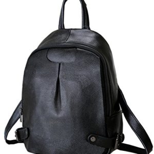 Heshe Leather Soft Women’s Backpack Casual Daypack