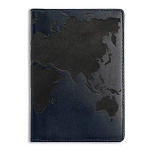 Lethnic Leather Passport Holder Wallet Cover Case