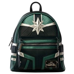 Loungefly x Captain Marvel Green Training Suit Mini Backpack