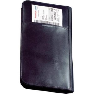 Cowhide Nappa Leather Passport Travel Organizer Color