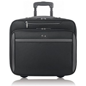Solo Westside 16 Inch Rolling Laptop Overnighter Case, Black