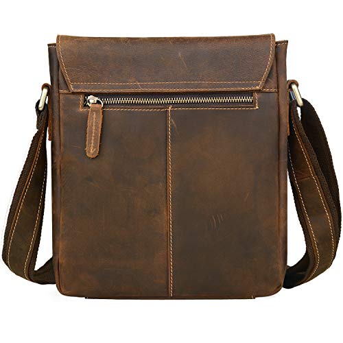 Jack&Chris Handmade Men's Leather Messenger Bag Review - LightBagTravel.com