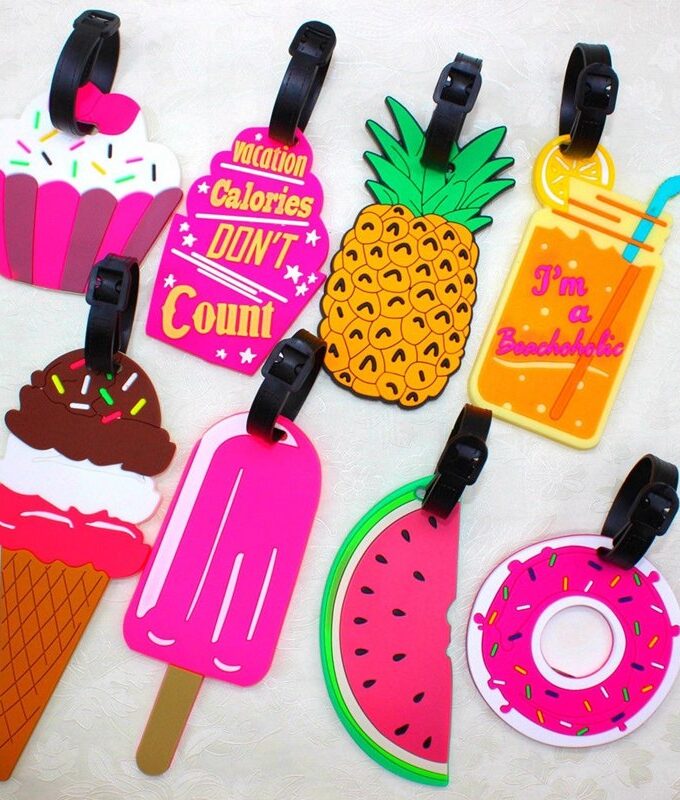 Kawaii Food Shape Suitcase Luggage Tag Cartoon ID