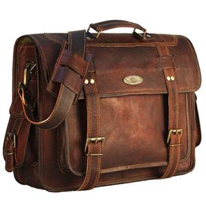 18 Inch Leather Messenger Bag briefcases for Men