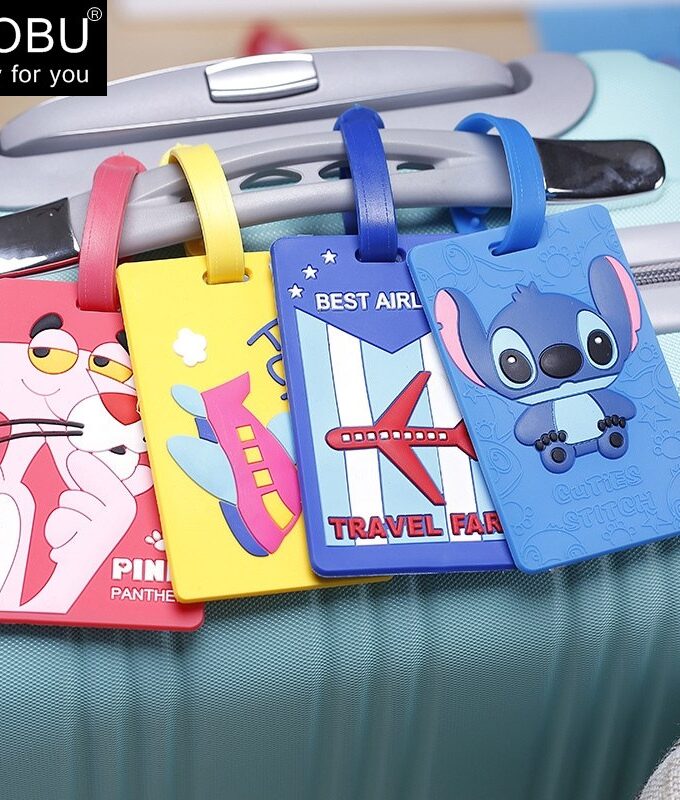 Creative Luggage Tag Animal Cartoon Silica Gel Suitcase