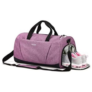 Sports Gym Bag with Shoes Compartment wet pocket for Women & men