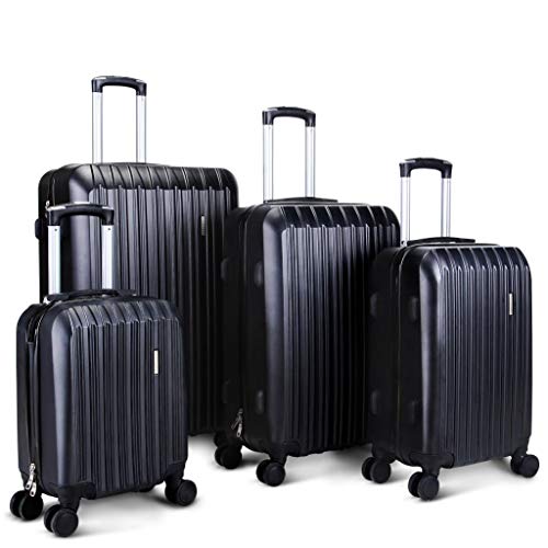 Hardside Spinner Luggage 4 Pieces Luggage Set Review - LightBagTravel.com