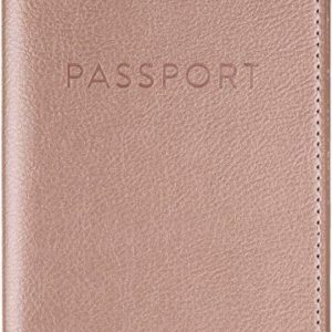 Eccolo Travel Passport Cover Case with Storage Pocket