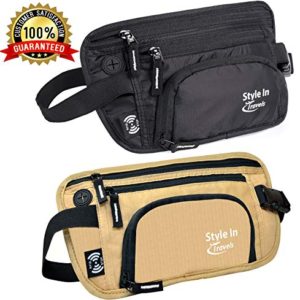 Travel Money Belt & Waist Pack – RFID Blocking Wallet