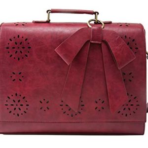 ECOSUSI Ladies PU Leather Laptop Bag Briefcase