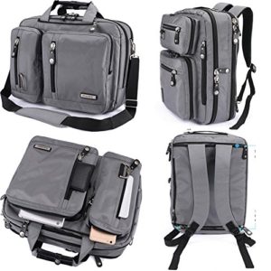 FreeBiz Laptop Bag Convertible Backpack Business Briefcase