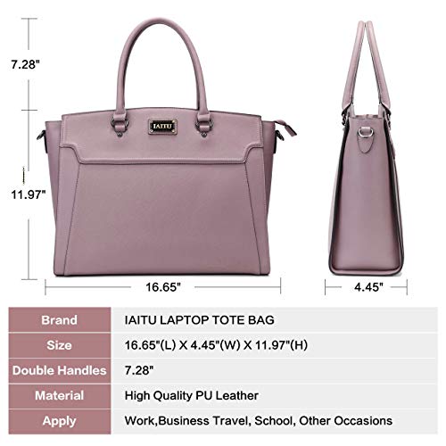 IAITU Laptop Tote Bag,15.6 Inch Women Elegant Laptop Bag Review ...