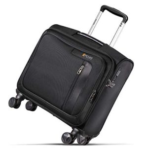 REYLEO Rolling Briefcase on 8 Wheels Rolling Laptop Bag