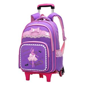 Fanci Bow-knot Dancing Girl Waterproof Elementary Trolley