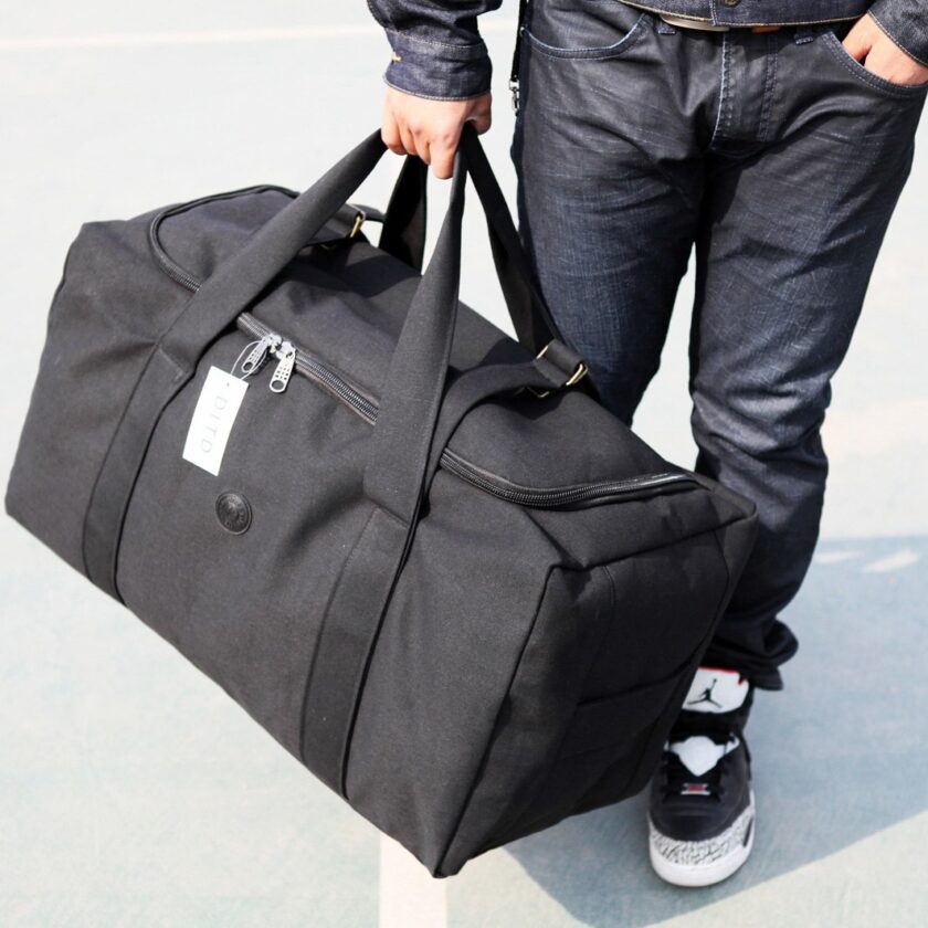 New Arrivals Canvas Leather Men Travel Bags