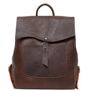 STEPHIECATH Women Wax Leather 13" Laptop Casual Daypacks
