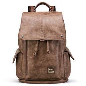 DiDe Unisex Casual Daypacks Travel Backpacks for Men Women (Khaki)