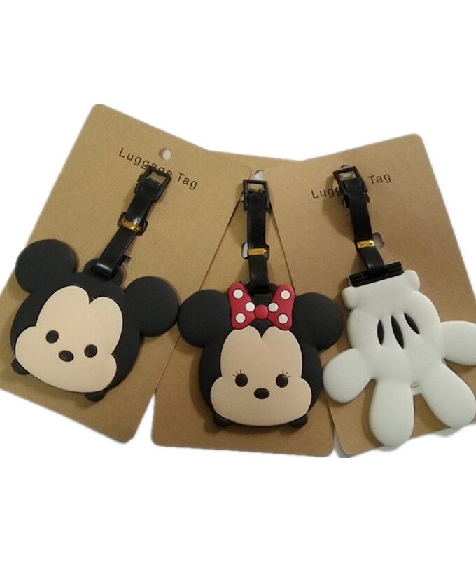 New Mickey Minnie Luggage Tag Travel Accessories