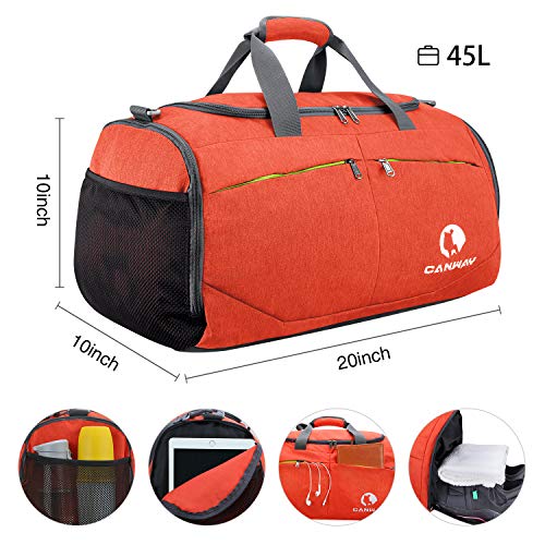 Canway Sports Gym Bag, Travel Duffel bag Review - LightBagTravel.com