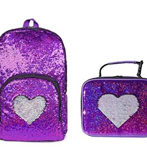 Girls Magic Reversible Sequin School Backpack