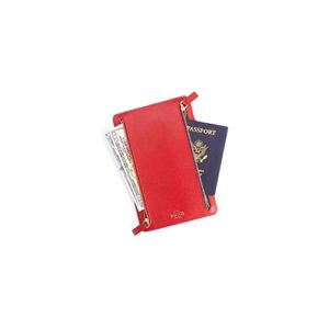 Royce Leather RFID Blocking Zippered Currency and Passport Travel