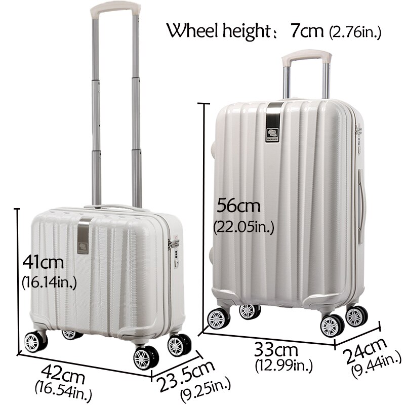 Hanke 16&#39;&#39;-24&#39;&#39; Hardside Rolling Luggage Bag Women Spinner SALE ️ Carry-Ons Shop ...