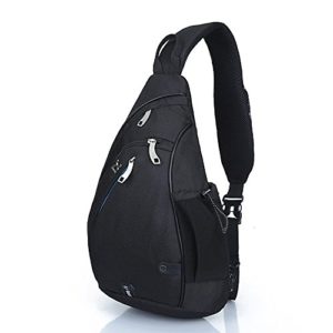 Day Sling Backpack Purse with Water Bottle Holder