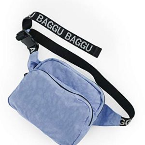 BAGGU Fanny Pack, Fashion Forward and Easy to Carry, Cornflower