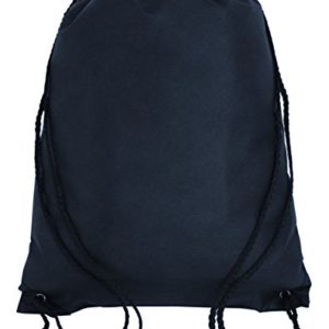 50 PACK - Non Woven Well Made Drawstring Backpack Bags
