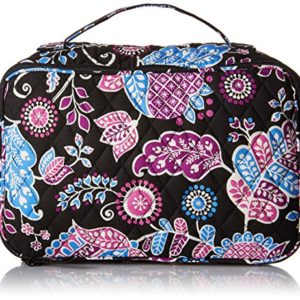 Vera Bradley Luggage Women's Large Blush & Brush Makeup Case